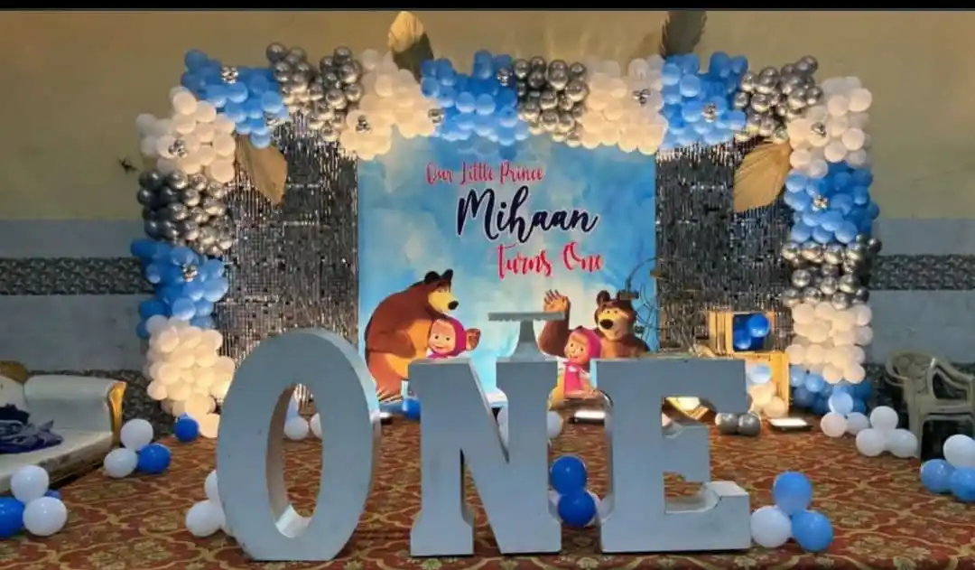 Masha And Bear Birthday Stage Theme